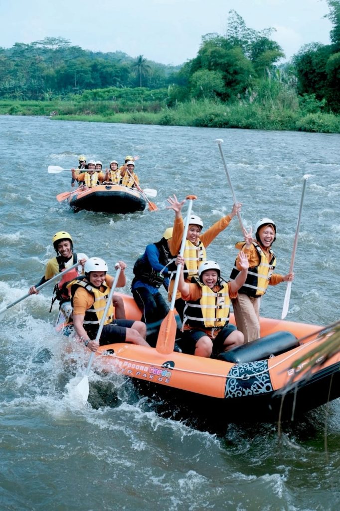 arung jeram pesona garda kabupaten semarang